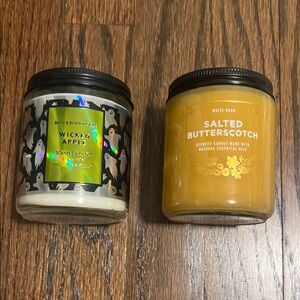 Bath & Body Works Wicked Apple and Salted Butterscotch Candle